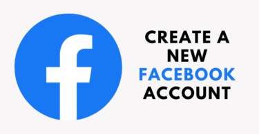 create a new Facebook account